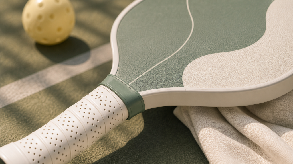 Detail of FLOW 16 grip and paddle surface